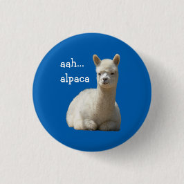 Alpaca del botón de la alpaca aah