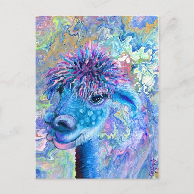 Alpaca - postal de Nora (Anverso)
