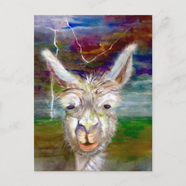 Alpaca - postal Tío Glen (Anverso)
