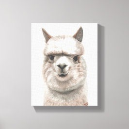 Alpaca Sonrisas Canvas Imprimir Decoración Pared O