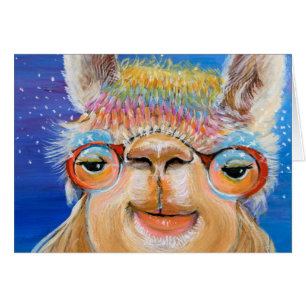 Alpaca - Tarjeta de nota de la abuela espiritual