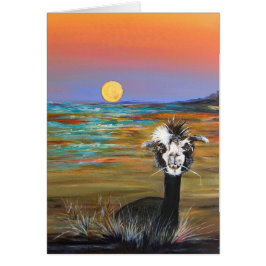 Alpaca - Vincent con tarjeta de historia