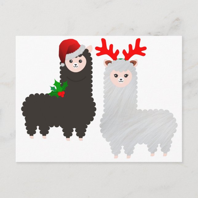 alpacas del reno del navidad (Anverso)