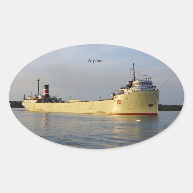 Alpena pegatina (Anverso)