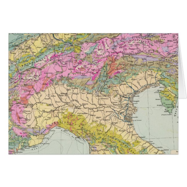 Alpenlander - Atlas Map of the Alps (Anverso (Horizontal))