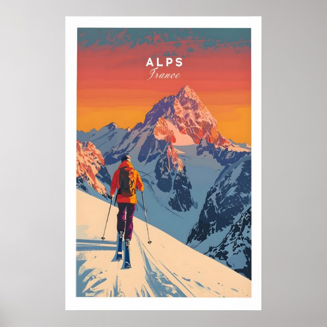 Alpes Impresión Francia 1 (Frente)