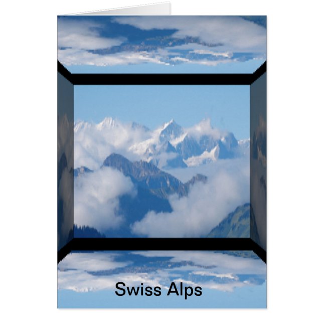 Alpes suizos con nubes de Celeste Sheffey (Frente)
