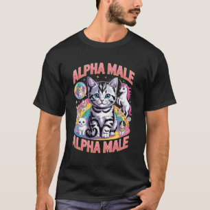 Alpha Meow Macho Top G Gato Bonito Gatitos Unicorn