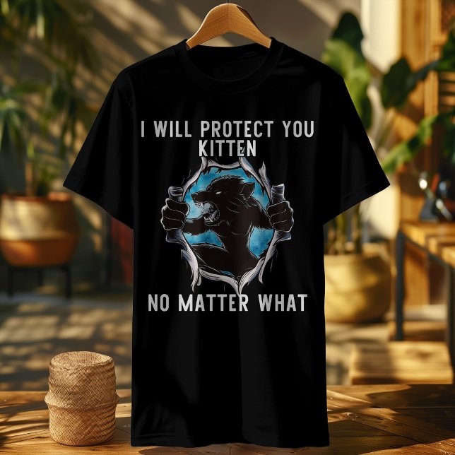 alpha wolf desgarrando camiseta meme te protegeré (WHEN YOUR PROTECTOR MODE ACTIVATES... BUT YOUR SOFT SIDE SHINES THROUGH 😼🐺)