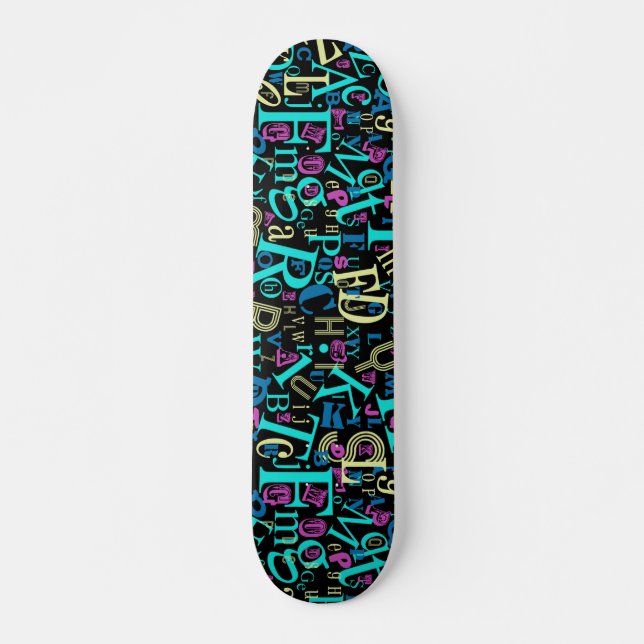 Alphabet Skateboard (Anverso )