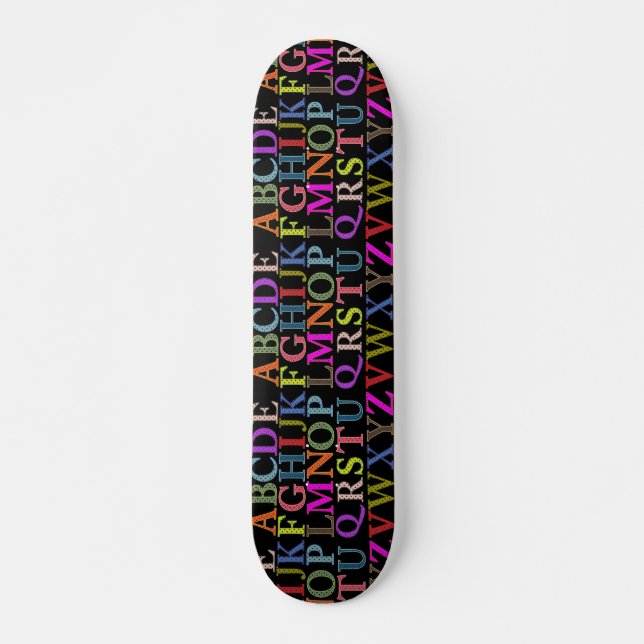 Alphabet Skateboard (Anverso )