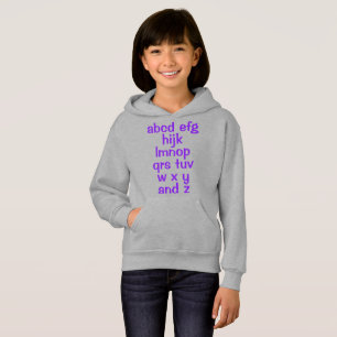 Alphabet Song Chica Hoodie