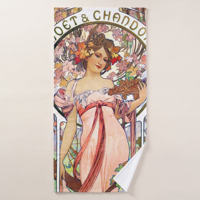 Alphonse Mucha (Toalla de baño)