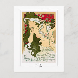 Alphonse Mucha #115 - Tarjeta postal de arte fino