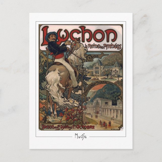 Alphonse Mucha #117 - Postales Bellas Artes (Anverso)