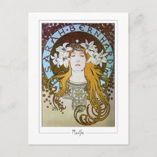 Alphonse Mucha #122 - Tarjeta postal de arte fino