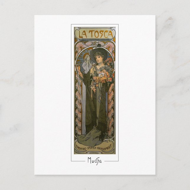 Alphonse Mucha #132 - Tarjeta postal de arte fino (Anverso)