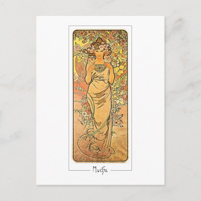 Alphonse Mucha #160 - Postales Bellas Artes (Anverso)