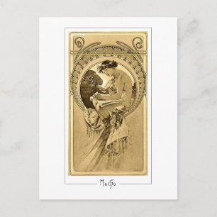 Alphonse Mucha #161 - Tarjeta postal de arte fino