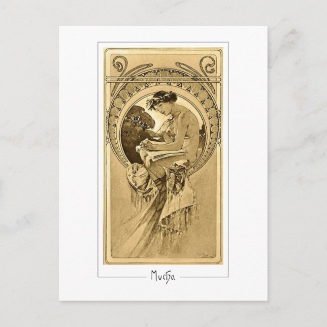 Alphonse Mucha #161 - Tarjeta postal de arte fino (Anverso)
