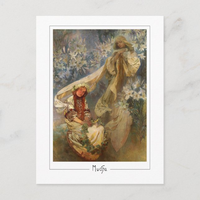 Alphonse Mucha #165 - Postales Bellas Artes (Anverso)