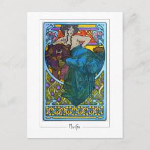 Alphonse Mucha #176 - Tarjeta postal de arte fino