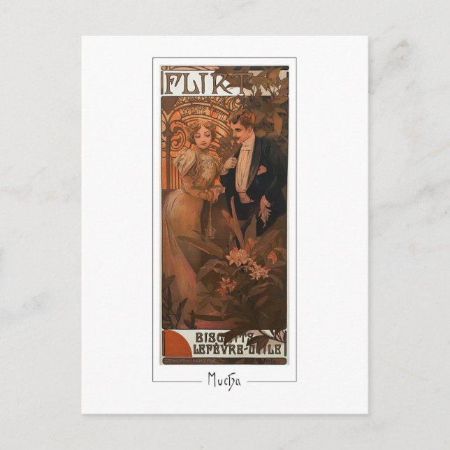 Alphonse Mucha #183 - Tarjeta postal de arte fino (Anverso)