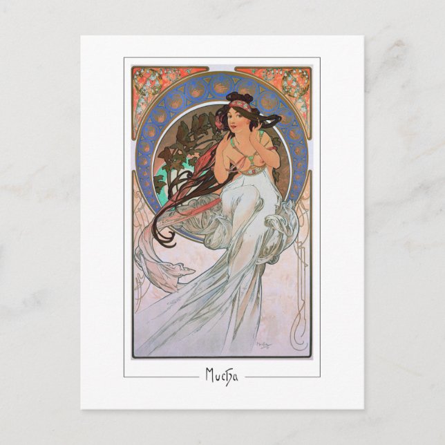 Alphonse Mucha #189 - Postales Bellas Artes (Anverso)