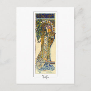 Alphonse Mucha #198 - Tarjeta postal de arte fino