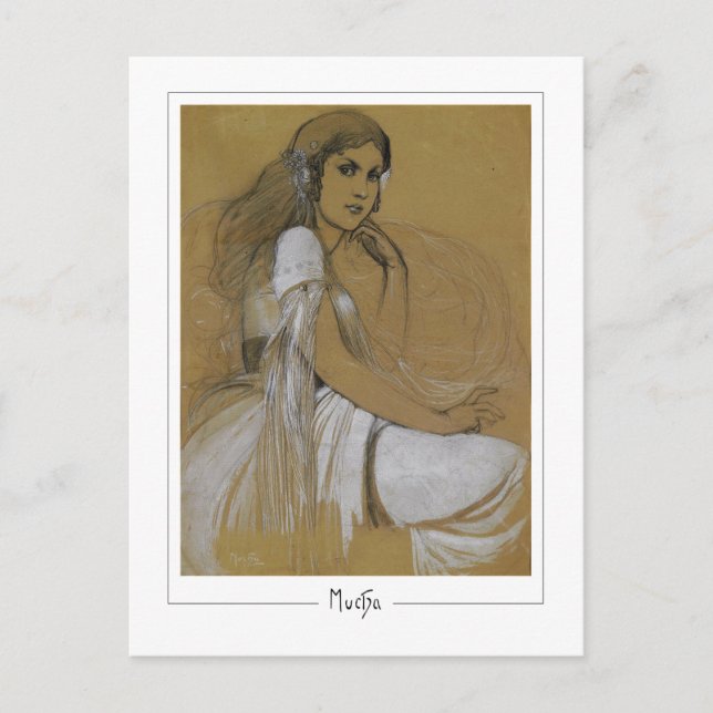 Alphonse Mucha #1 - Tarjeta postal de arte fino (Anverso)