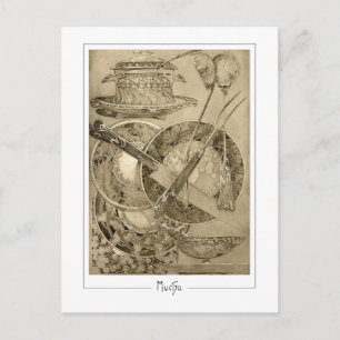 Alphonse Mucha #210 - Tarjeta postal de arte fino