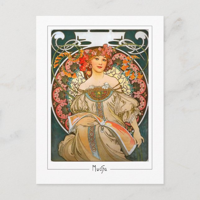 Alphonse Mucha #214 - Postales Bellas Artes (Anverso)