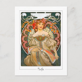 Alphonse Mucha #214 - Tarjeta postal de arte fino