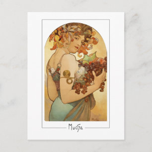 Alphonse Mucha #220 - Tarjeta postal de arte fino