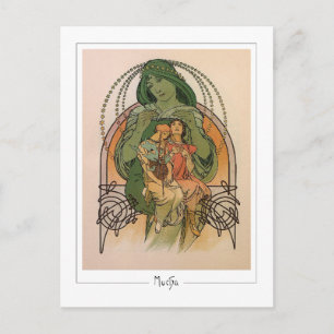 Alphonse Mucha #232 - Tarjeta postal de arte fino