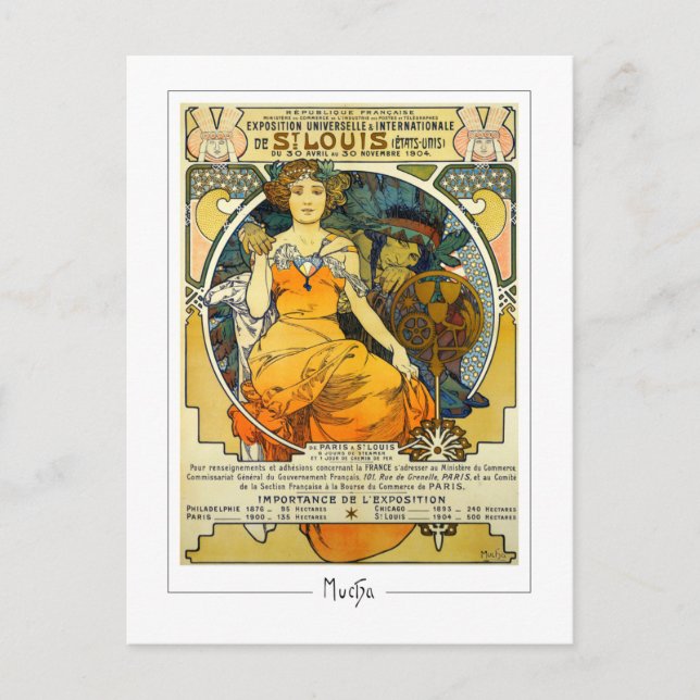 Alphonse Mucha #248 - Postales Bellas Artes (Anverso)