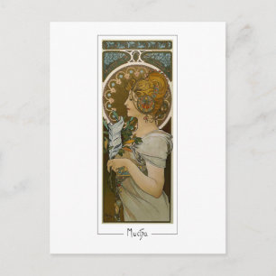 Alphonse Mucha #260 - Tarjeta postal de arte fino