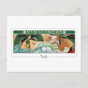 Alphonse Mucha #273 - Tarjeta postal de arte fino