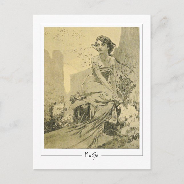 Alphonse Mucha #290 - Postales Bellas Artes (Anverso)