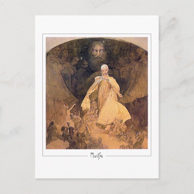 Alphonse Mucha #328 - Tarjeta postal de arte fino (Anverso)