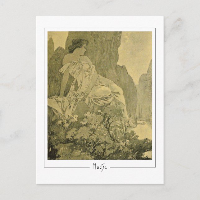 Alphonse Mucha #335 - Postales Bellas Artes (Anverso)