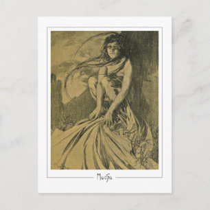 Alphonse Mucha #354 - Tarjeta postal de arte fino