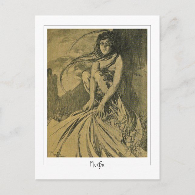 Alphonse Mucha #354 - Tarjeta postal de arte fino (Anverso)