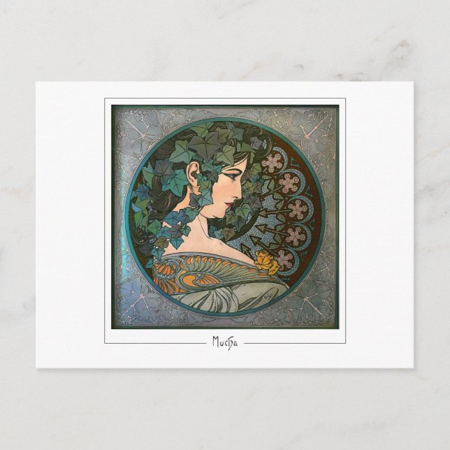 Alphonse Mucha #370 - Postales Bellas Artes (Anverso)