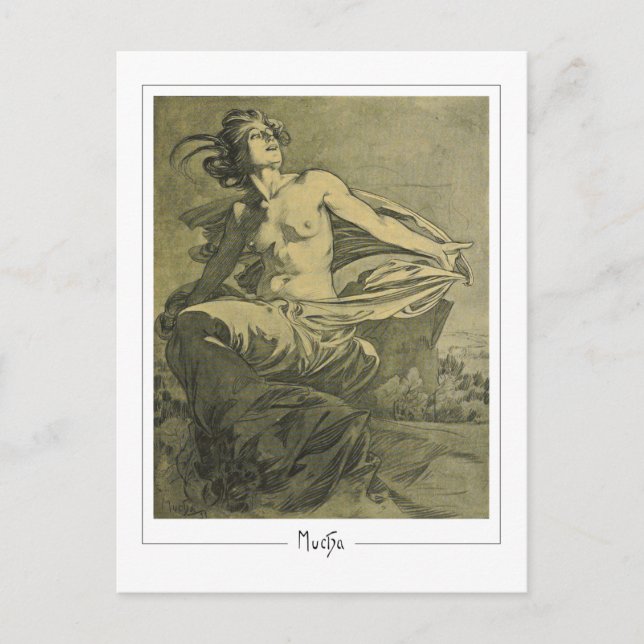 Alphonse Mucha #409 - Postales Bellas Artes (Anverso)
