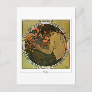 Alphonse Mucha #41 - Tarjeta postal de arte fino