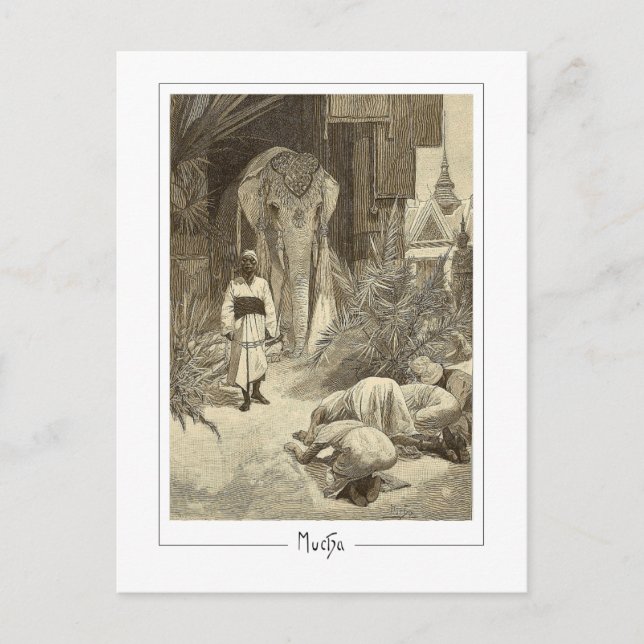 Alphonse Mucha #75 - Tarjeta Postal de Arte Fino (Anverso)