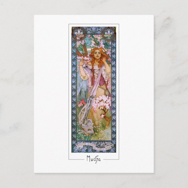 Alphonse Mucha #96 - Postales Bellas Artes (Anverso)