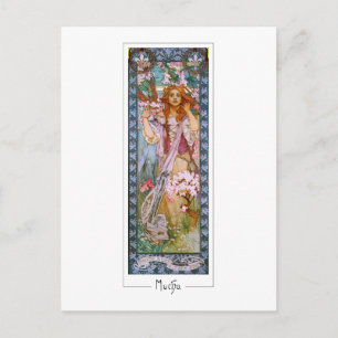 Alphonse Mucha #96 - Tarjeta postal de arte fino