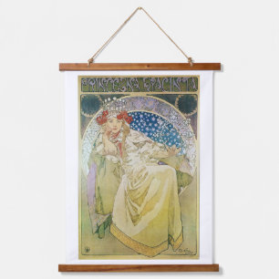 Alphonse Mucha arte en la pared tapiz colgante